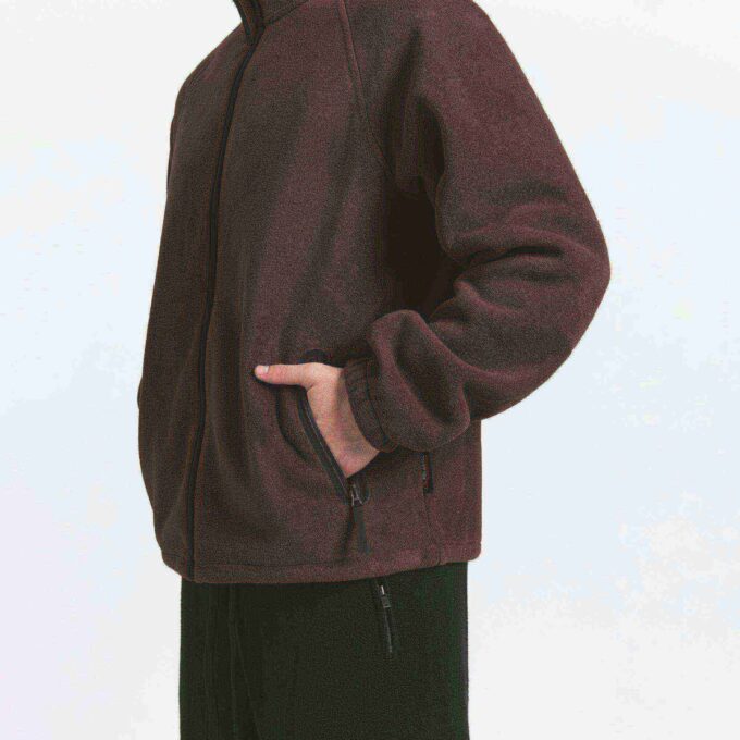 Arctic Fleece Herrejakke med glidelås