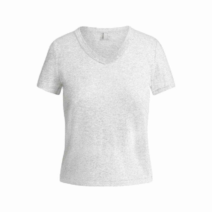 BABY-T-SKJORTE MED V-HALS I JERSEY