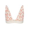 BOMULLSRIBBELT BRALETTE MED DYP UTSATT UTSEEND