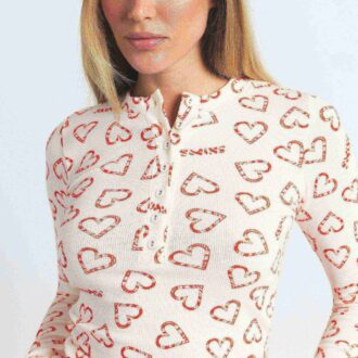 BOMULLSRIBBELT HENLEY- OG LEGGINGSETT