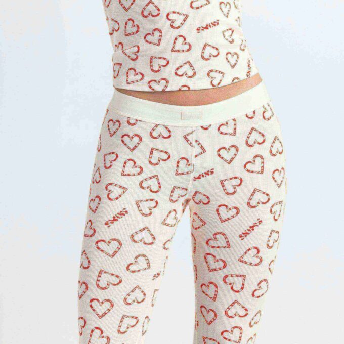 BOMULLSRIBBELT HENLEY- OG LEGGINGSETT