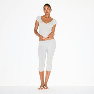 BOMULLSRØY MED FELLEBRETT CAPRI-STRIPE