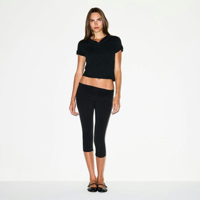 BOMULLSRØY MED FELLEBRETT CAPRI-STRIPE