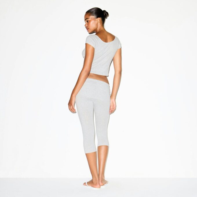 BOMULLSRØY MED FELLEBRETT CAPRI-STRIPE