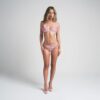 BRODERT TYLL-KNYTE-BRALETTE OG THONG-SETT