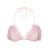 BRODERT TYLL-KNYTE-BRALETTE OG THONG-SETT