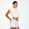 DROP NEEDLE POINTELLE BABY-T-SKJORTE