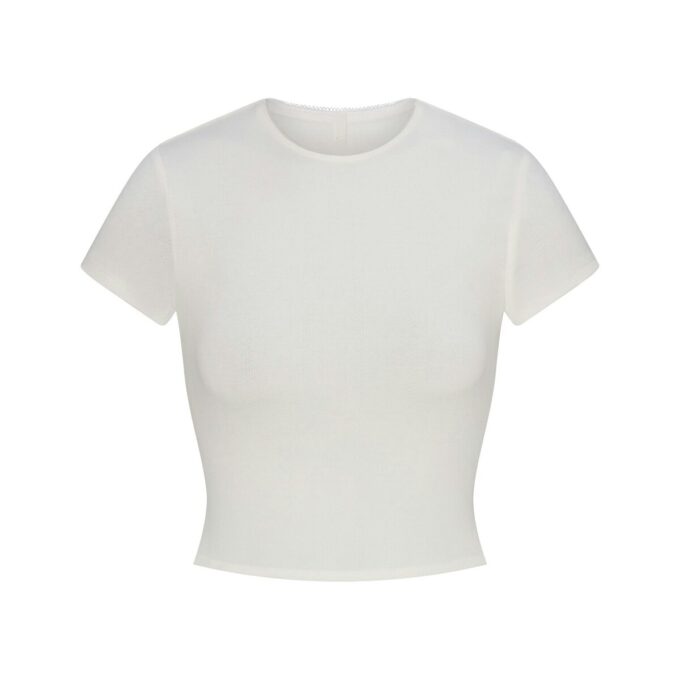 DROP NEEDLE POINTELLE BABY-T-SKJORTE