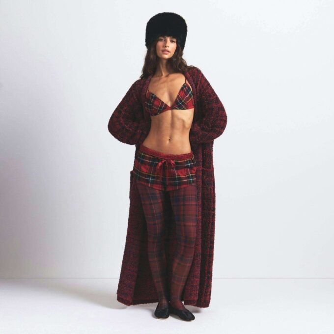 FLANELL SØVN TRIANGLE BRALETTE