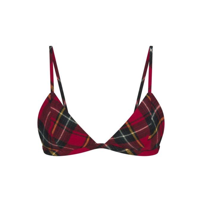 FLANELL SØVN TRIANGLE BRALETTE
