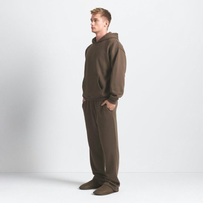 FLEECE LOUNGE HERRE AVSLAPPET HETTEGENSER