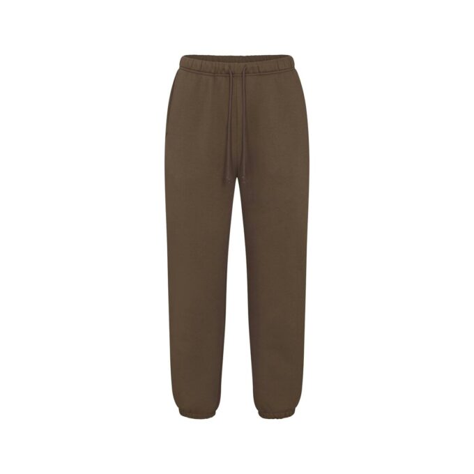 FLEECE LOUNGE HERRE AVSLAPPET JOGGINGBUKS