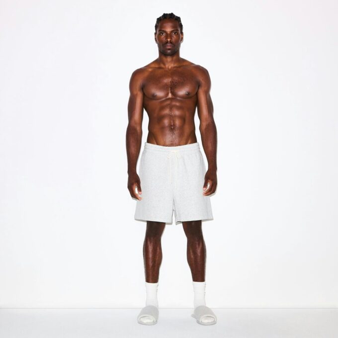 FLEECE LOUNGE HERRE AVSLAPPET SHORT