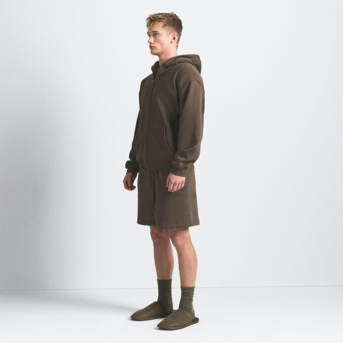 FLEECE LOUNGE HERRE AVSLAPPET SHORT