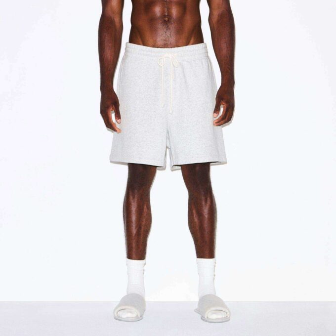 FLEECE LOUNGE HERRE AVSLAPPET SHORT