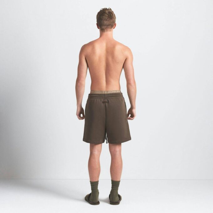 FLEECE LOUNGE HERRE AVSLAPPET SHORT