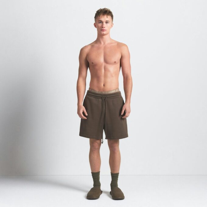 FLEECE LOUNGE HERRE AVSLAPPET SHORT