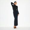 GLATT LAG-FORMERT TURTLENECK LANG KJOLE