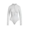 Henley-body i bomullsjersey med utringning