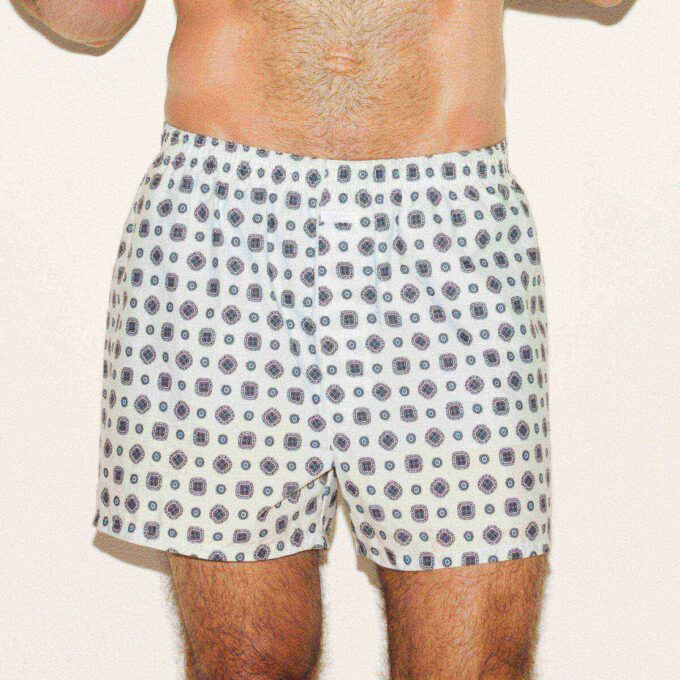 HERRE BOXERSKOR I BOMULL POPLIN