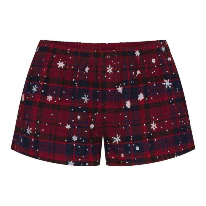 KAKTUS PLANTE FLEA MARKET X SKIMS SKIMS SLEEP BLONDE TANKE OG FLANELL SHORTS SETT