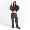 KAKTUS PLANTE FLEA MARKET X SKIMS SKIMS SLEEP CROPPED LANGERMET OG BUKSESETT
