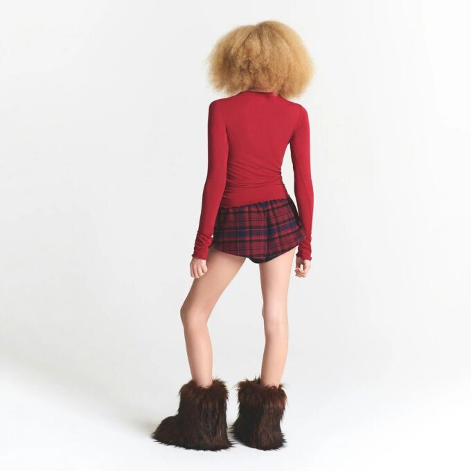 KAKTUS PLANTE FLEA MARKET X SKIMS SKIMS SLEEP FLANELL SHORT SETT