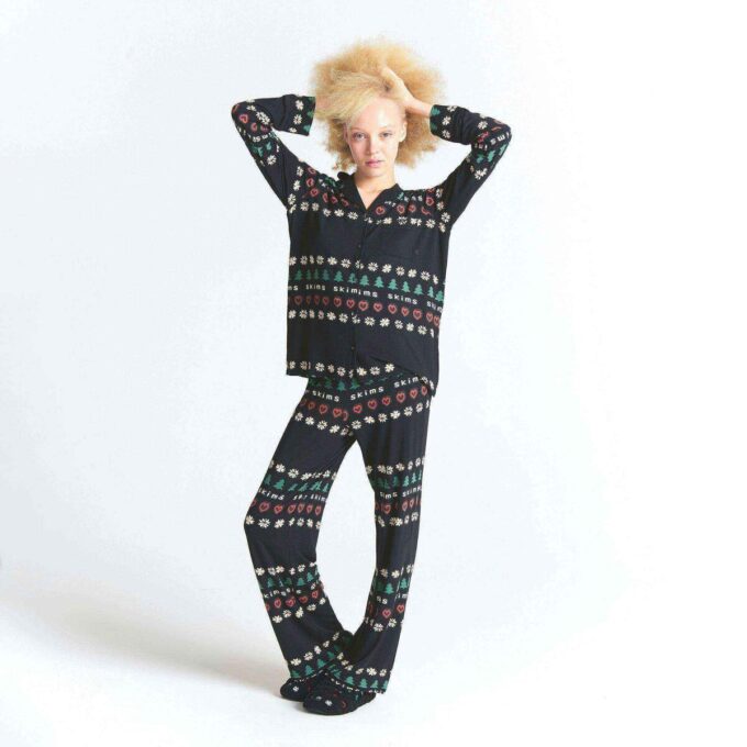 KAKTUS PLANTE FLEA MARKET X SKIMS SKIMS SLEEP LANGERMET KNAPPETT SETT