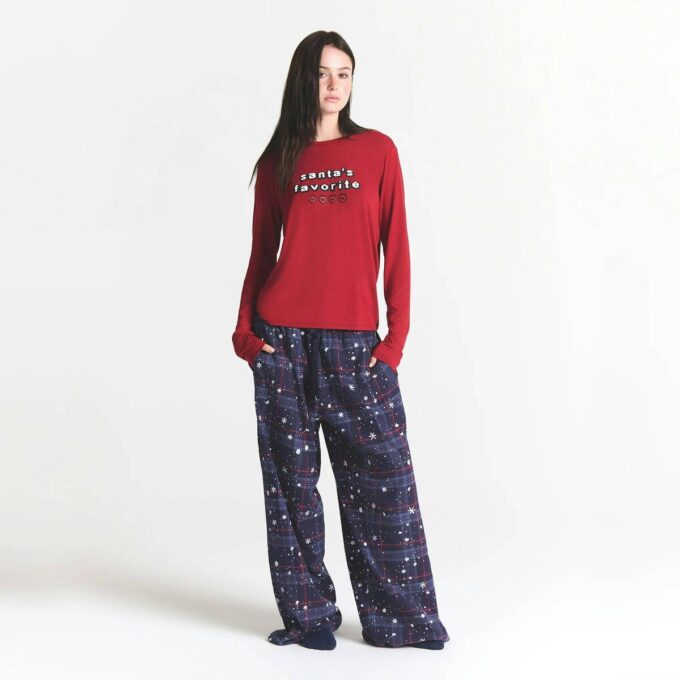 KAKTUS PLANTE FLEA MARKET X SKIMS SKIMS SØVN FLANELL BUKSE SETT