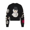 KAKTUSPLANTE FLEA MARKET X SKIMS BOMULLSFLEECKE CREWNECK