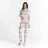 KAKTUSPLANTE FLEA MARKET X SKIMS BOMULLSRIBBE HENLEY OG LEGGINGS-SETT