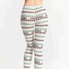 KAKTUSPLANTE FLEA MARKET X SKIMS BOMULLSRIBBE HENLEY OG LEGGINGS-SETT