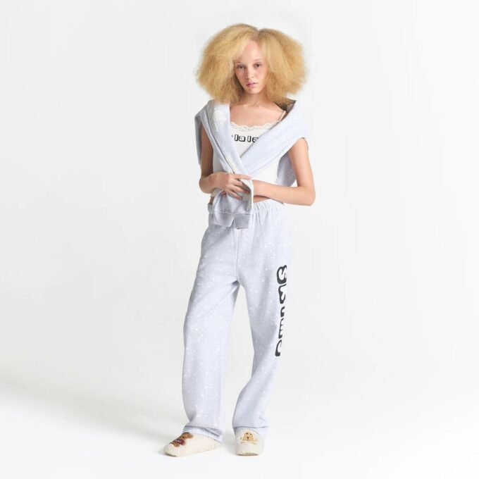 Kaktusplante Loppemarked X Skims BOMULLFLEECE BUKSE MED RETT BEN
