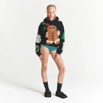 Kaktusplante Loppemarked X Skims bomullsfleece-hettegenser