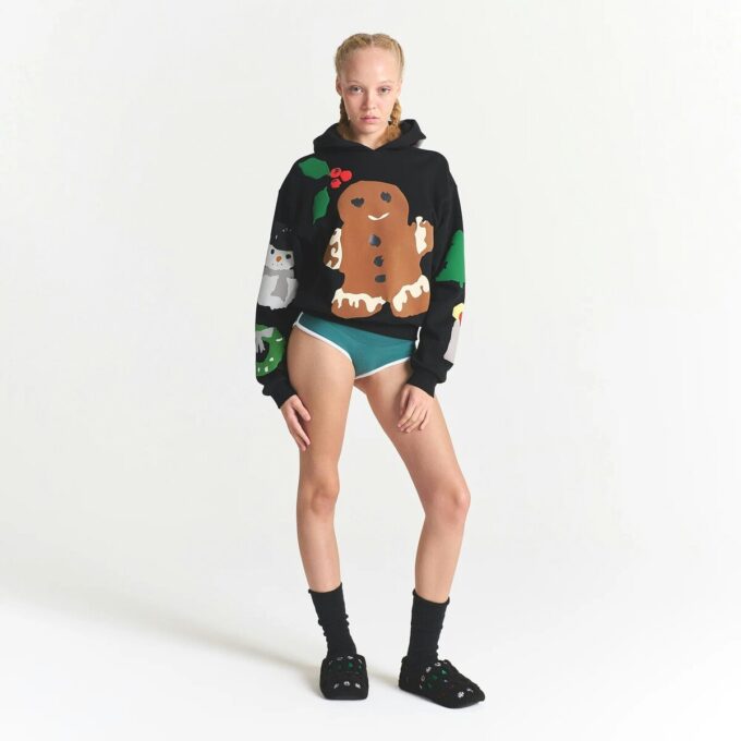 Kaktusplante Loppemarked X Skims bomullsfleece-hettegenser