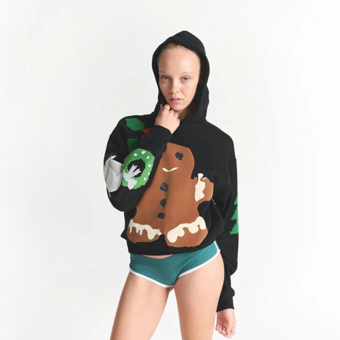 Kaktusplante Loppemarked X Skims bomullsfleece-hettegenser