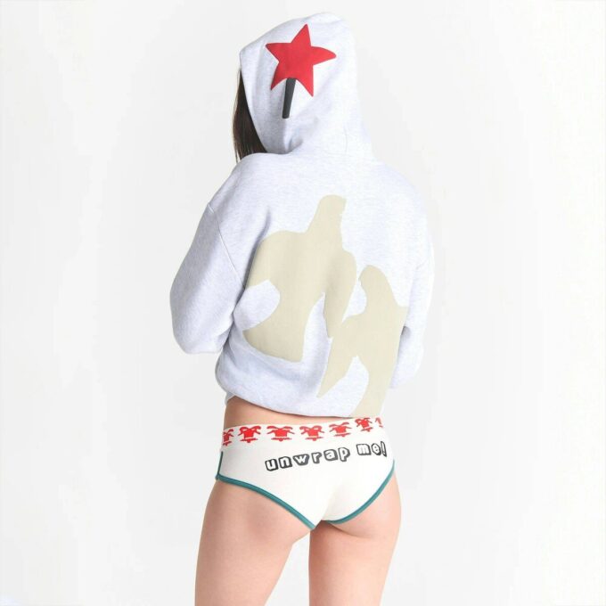 Kaktusplante Loppemarked X Skims bomullsfleece-hettegenser