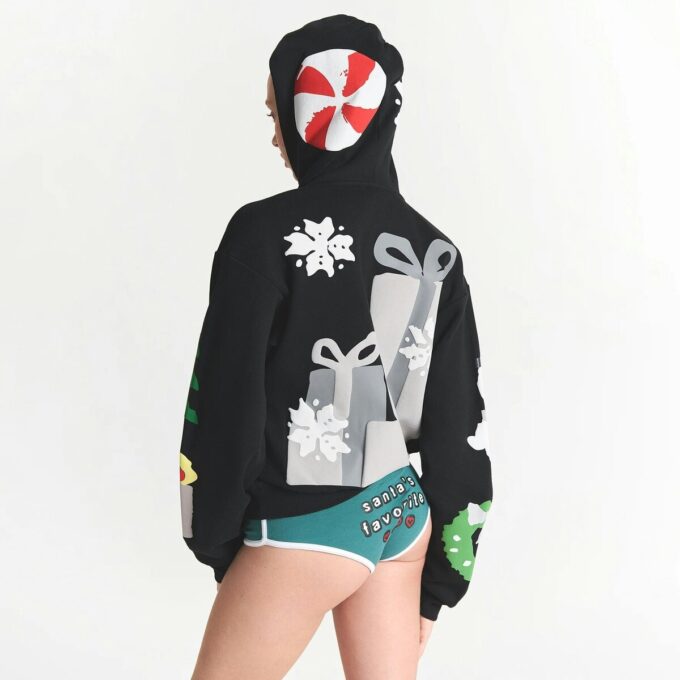 Kaktusplante Loppemarked X Skims bomullsfleece-hettegenser