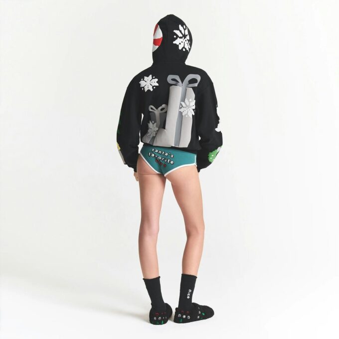 Kaktusplante Loppemarked X Skims bomullsfleece-hettegenser