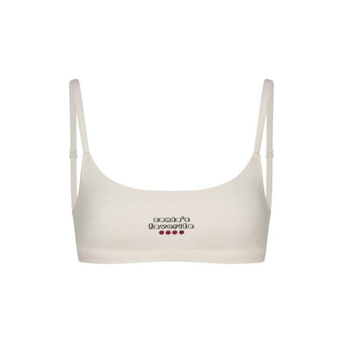 Kaktusplante Loppemarked X Skims bomullsjersey kule-bralette 2-pakning