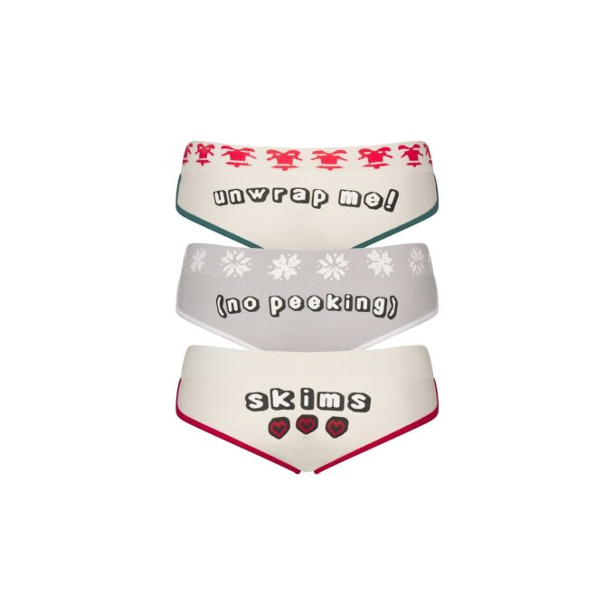 Kaktusplante Loppemarked X Skims bomullsjersey mikro gutteshorts 3-pakning