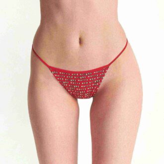 Kaktusplante Loppemarked X Skims bomullsjersey-strengbikini 5-pakning