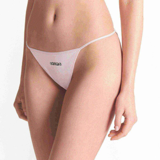 Kaktusplante Loppemarked X Skims bomullsjersey-strengbikini 5-pakning