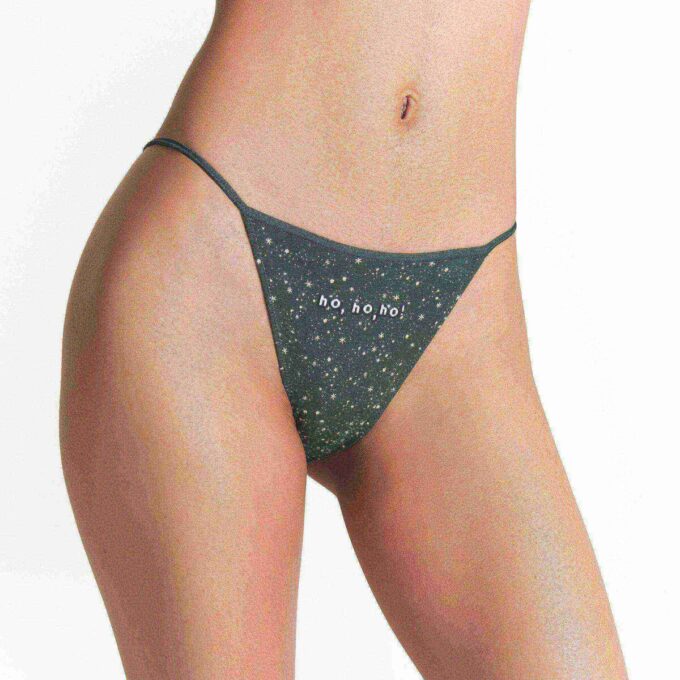 Kaktusplante Loppemarked X Skims bomullsjersey-strengbikini 5-pakning