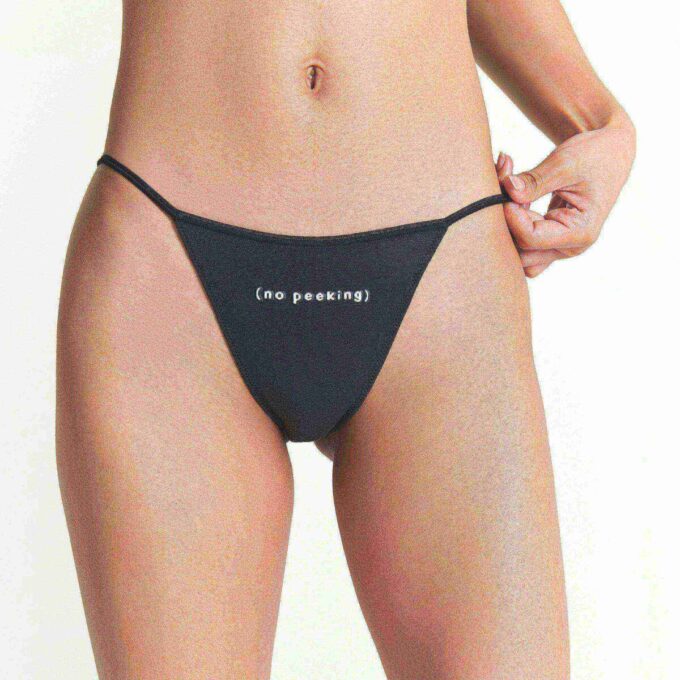 Kaktusplante Loppemarked X Skims bomullsjersey-strengbikini 5-pakning