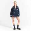 Kaktusplante Loppemarked X Skums bomullsfleece overdimensjonert kvartglidelås