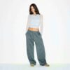 KJÆRESTE FLEECE OVERSIZED BUKSE MED RETT BEN KJÆRESTE FLEECE OVERSIZED BUKSE MED RETT BEN