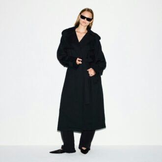 KJÆRESTEFLEECE OVERSIZED TRENCHCOAT