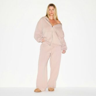 KJÆRESTENDE FLEECE OVERSIZED GLIDELÅS-HETTEGENSER