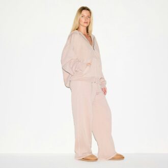 KJÆRESTENDE FLEECE OVERSIZED GLIDELÅS-HETTEGENSER